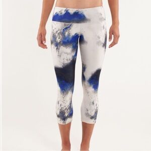 Lululemon Milky Way Multi Wunder Under Crops